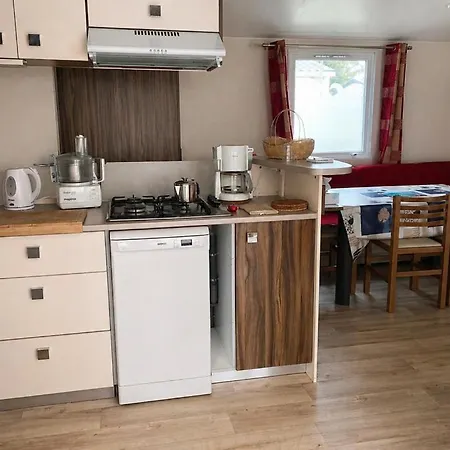 Кемпинг Mobil-home Climatise 6 Pers Avec Terrasse Couverte